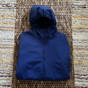 Barbour Full Zip Mid Weight Soft Shell Hoodie Jacket Blue Men’s Size Medium M