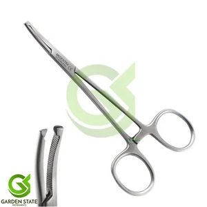 Kocher Curved Mosquito Forceps Toothed 1x2 Surgical Locking Clamping Plier - Picture 1 of 3