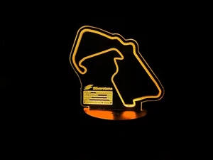 F1 Fórmula Uno Circuito Pista de Carreras - Lámpara LED de 7 Colores - Silverstone Grand Prix - Imagen 1 de 8