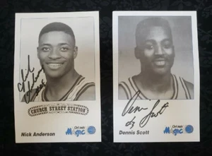 1989 Orlando Magic Basketball Church Street Station Promo Signed Team & Coaches - Picture 1 of 11
