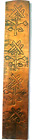 COPPER Metal Bookmark Floral Flowers Leaves Nottingham Gifts x Man Him Her RARE