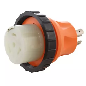 Conector macho 30A 125/250V NEMA L14-30 a 50A 125/250V NEMA SS2-50 hembra - Imagen 1 de 7
