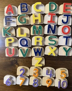 COMPLETE Set 26 Alphabet Letters LeapFrog Fridge Phonics with Some Numbers 2-10 - Picture 1 of 6