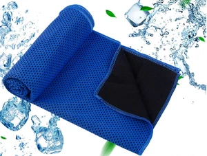 2x Handtuch Sporthandtuch kühlendes Eishandtuch Mikrofaser (M)100x30 cm - Bild 1 von 3