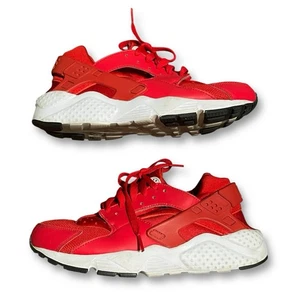 Nike Air Huarache Run GS University Nke Red Size 6.5Y 654275-601 - Picture 1 of 11