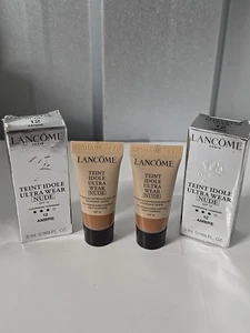 Lancome Teint Idole Ultra Wear Nude Foundation 2x5ml - Farbton - 12 Ambre - Bild 1 von 2