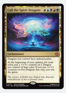Call the Spirit Dragons | MTG TDM | EDH Commander Dragon Tribal | Mythic NEW NM+ - Picture 1 of 3