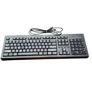 HP Keyboard Model SK-2085 Black Wired USB 539130-001 - Picture 1 of 13