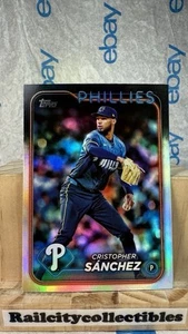 Serie Aggiornamento Topps 2024 Christopher Sanchez Rainbow Foil Parallel #US32 SP - Foto 1 di 4