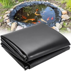 7 x 10 FT Pond Liner, 20 Mil Pond Liners for Outdoor Ponds, HDPE Pond Liner E... - Picture 1 of 8