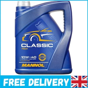 Classic 10W40 SM/CF Motor Oil - 5L for Superior Engine Protection - Picture 1 of 8