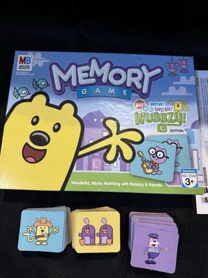 Wow Wow Wubbzy Juego de Memoria Nick Jr. Tarjetas completas edición (sin bandeja) Foto 1 de 4