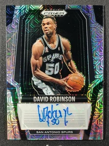 2024-25 Panini Prizm Black David Robinson Signatures Auto Mojo /25 - Picture 1 of 2
