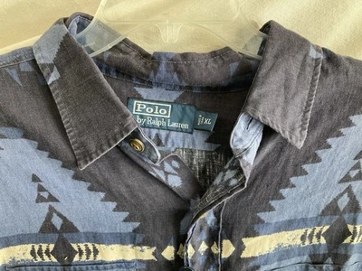 Ralph Lauren Polo Men’s Southwestern Shirt In XL - Image 1 of 4