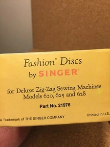 Fashion Discs by Singer - 21976 Excellent Box and 5 discs - Picture 1 of 5
