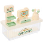  Mini kasjer plastikowy supermarket dla dzieci zabawka domek dla lalek rejestr dziecko prezent urodzinowy