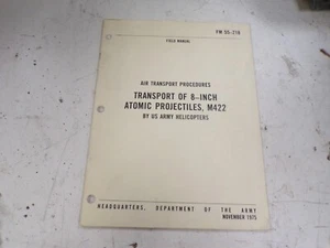 FM 55-218 Feldhandbuch Lufttransportverfahren November 1975 - Bild 1 von 5