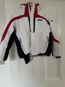 Icepeak Ice Tech White Ski Jacket Coat 140 Size 9-10 Years - Picture 1 of 6