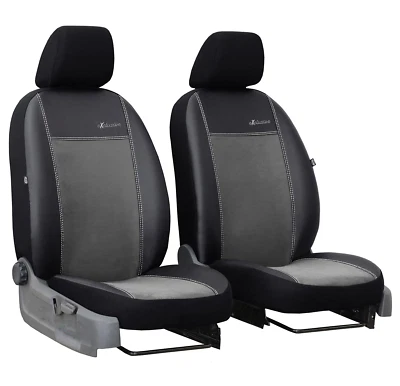 VW CADDY MAXI 2015 - 2020 ART. LEATHER & ALICANTE TAILORED SEAT COVERS - Image 1 of 4