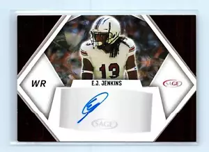 2023 SAGE HIT #A-EJJ E.J. Jenkins Autografi Rosso (serie bassa) - Foto 1 di 2