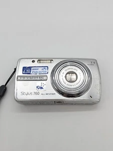 Olympus Stylus 760 7.1MP All Weather Digital Camera Silver - Tested, Working - Picture 1 of 7