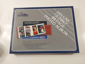 Pioneer Deluxe Jumbo 20 Page Photo Album JMV 207 All Size Photos Up To 11" X 14" - Picture 1 of 11