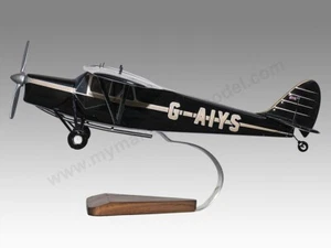 De Havilland D.H.85 Leopard Moth Desk Wood Airplane New Model Large Scale 1/24 - Picture 1 of 13