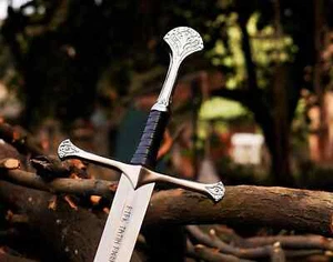 Hand Forged High Carbon Steel Viking Sword Sharp Battle Ready Medieval Sword - Picture 1 of 6