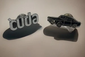 Cuda Barracuda Vintage Hutnadel, Tie Tac, Anstecknadel Oldtimer Pin Sammlung - Bild 1 von 6
