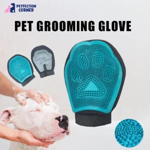 Luxury Pet Deshedding Mitt 2-in-1 Dog and Cat Hair Removal Grooming Glove - Picture 1 of 13