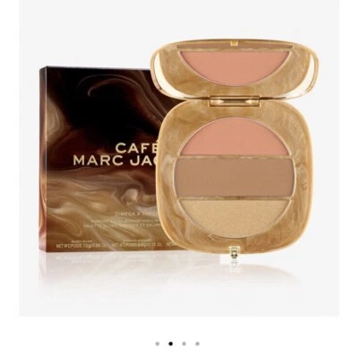 Marc Jacobs O!Mega x Three 200 Tan-Tastic Glo! Blush Bronzer Highlighter Palette - Image 1 of 4