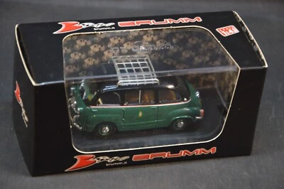 BRUMM 1/43 FIAT 600 MULTIPLA D TAXI DI MILANO 1960 R334 DIE CAST MADE IN ITALY - Immagine 1 di 3