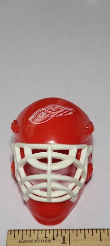 Detroit Red Wings Franklin Miniature Hockey Helmet NHL Mask Rare Atlantic Divisi Cover