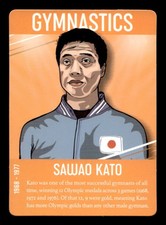 #B147 SAWAO KATO Oddball Olympic Card FREE SHIP