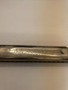 ARMÓNICA BANDA MARINA M. HOHNER VINTAGE Hecha en ALEMANIA Llave C 6” - Imagen 1 de 13