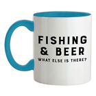 Fishing And Beer What Else Is There? - Ceramic Mug - Fish Angling Rod Equipment