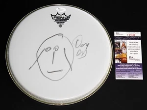 DANA CARVEY SIGNED DRUMHEAD WAYNE'S WORLD GARTH SKETCH ARTWORK AUTOGRAPH JSA COA - Picture 1 of 1