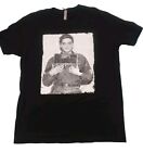Vintage Elvis Presley Mugshot T-Shirt schwarz groß