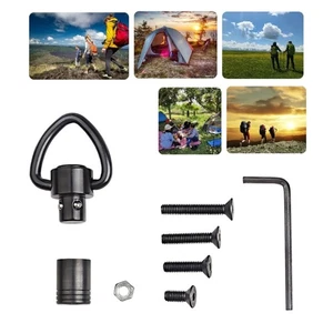 Durability Metal Detachable Clip With Button Lock Mechanism 4 Screws Wrenches - Picture 1 of 8