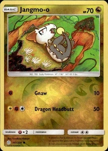 Pokemon Holograma Inverso Jangmo-o SM - Eclipse Cósmico 161/236 LP - Imagen 1 de 2