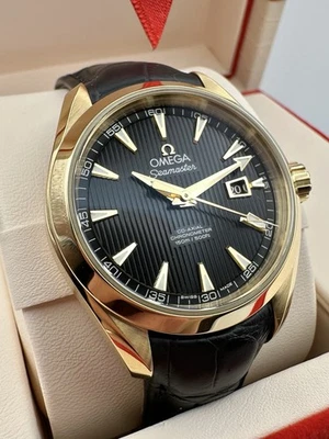 OMEGA Seamaster Aqua Terra 18K желтое золото 34 мм 231.53.34.20.01.001 коробка и бумаги - Изображение 1 из 4