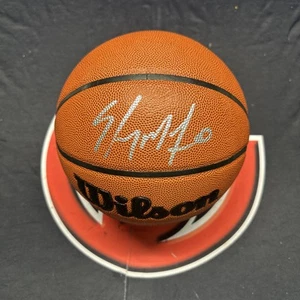 Carmelo Anthony Autographed Denver Nuggets Signed Wilson Basketball Fanatics - Picture 1 of 3
