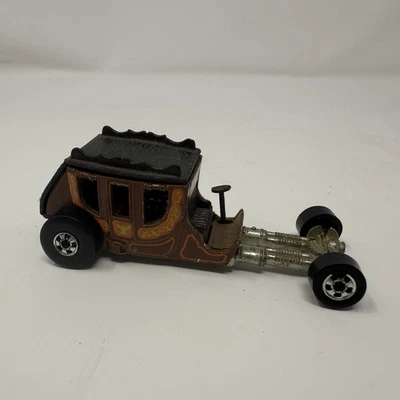 1977 Hot Wheels Vintage Stagefright Marrom, Stagecoach Blackwall Hong Kong  - Imagem 1 de 4