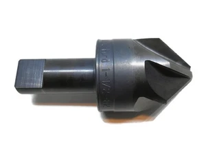 MA Ford 1-1/2" 82 Grados Chatterless Alta Velocidad Acero 6 Flautas USADO 3/4" Vástago - Imagen 1 de 4