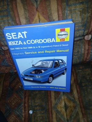 Seat Ibiza & Cordoba (Petrol & Diesel) 1993-1999 Haynes Workshop Manual - Image 1 of 2