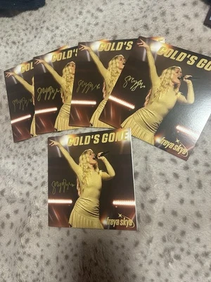 SIGNED GOLD'S GONE vinyl single by Freya Skye, autographed, new, Descendants - Image 1 of 4