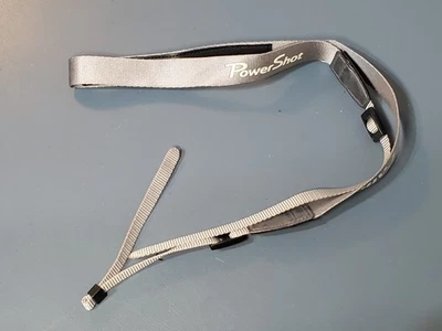 Correa para el cuello de cámara Canon PowerShot gris genuino OEM ajustable  Foto 1 de 4