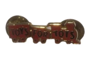 Toys For Tots 1.5" Train Lapel Hat Jacket Pin - Picture 1 of 5