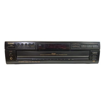 TEAC PD-D2500 Compact 5 Disc Carousel Changer CD Compact Disc Player (No Remote) - Image 1 of 4