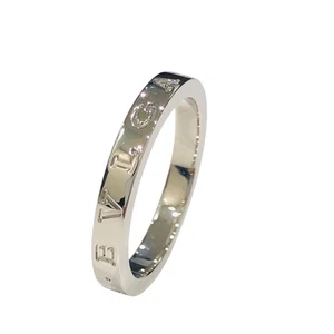 BVLGARI Feddi logo ring #55 Ring Japan ookura - Picture 1 of 9